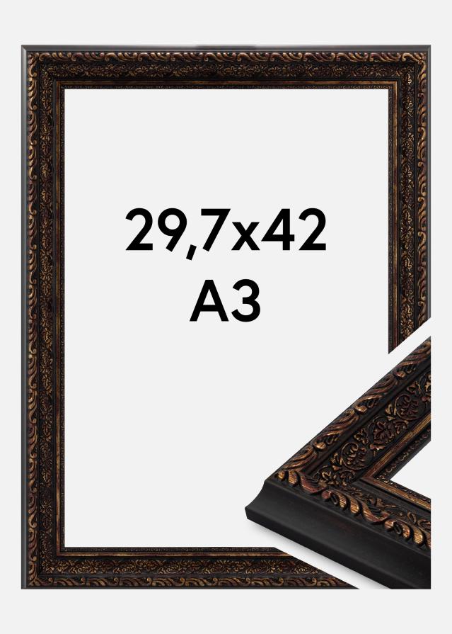 Jämtlands Ramfabrik Kader Ornato Acrylglas Vintage Gold 29.7x42 cm (A3)