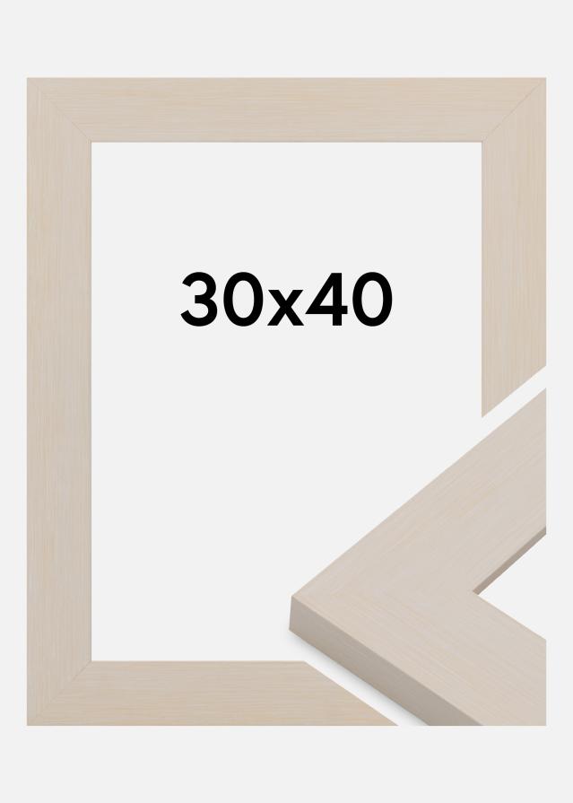 Jämtlands Ramfabrik Kader Pembrokeshire Acrylglas Wit 30x40 cm