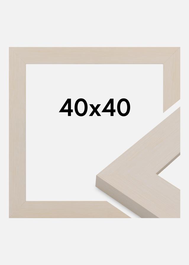 Jämtlands Ramfabrik Kader Pembrokeshire Acrylglas Wit 40x40 cm
