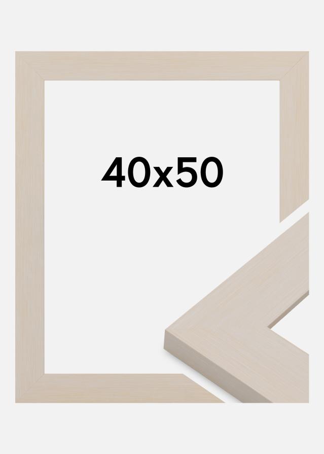 Jämtlands Ramfabrik Kader Pembrokeshire Acrylglas Wit 40x50 cm