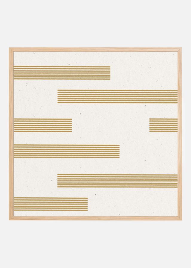 Bildverkstad Golden Lines Harmony Poster