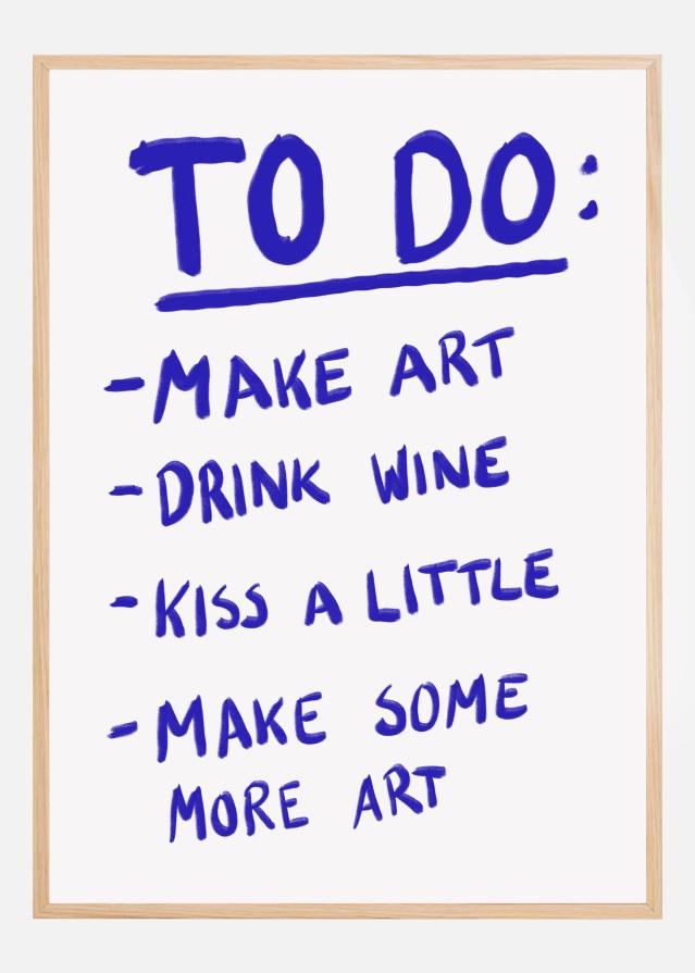 Bildverkstad Creative To-Do List Poster