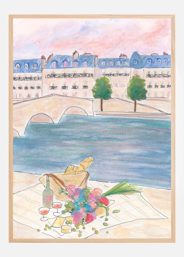 Bildverkstad Paris Picnic At the Seine Poster
