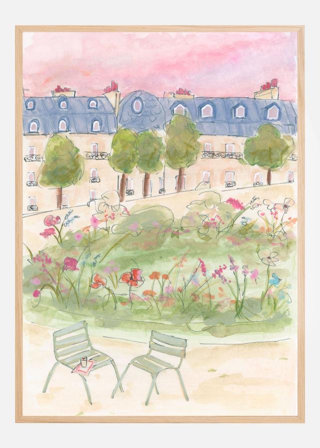 Bildverkstad Parisian Garden Poster
