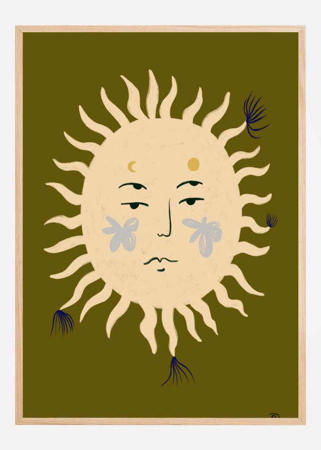 Bildverkstad Olive Sun Poster