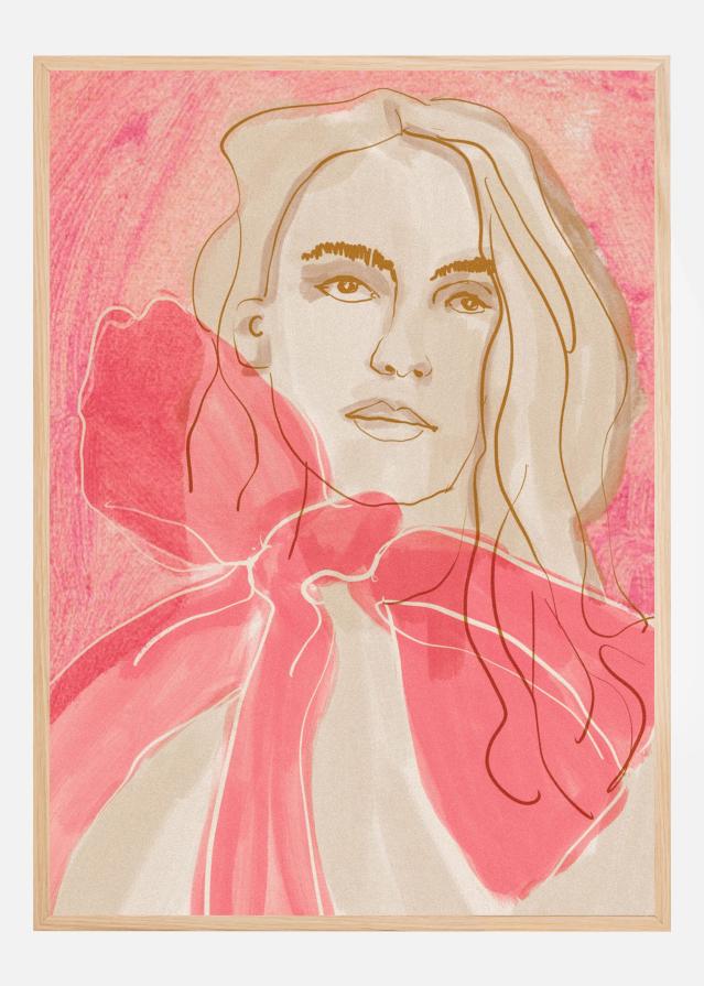 Bildverkstad Ethereal Red Poster