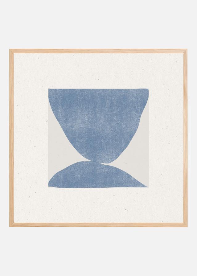 Bildverkstad Blue Symmetry Poster