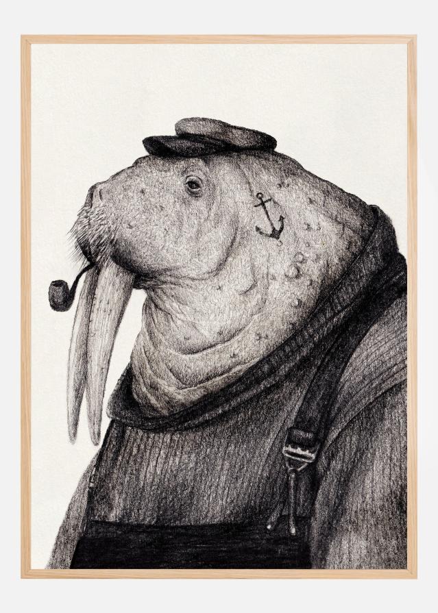 Bildverkstad Sea Captain's Wisdom Poster