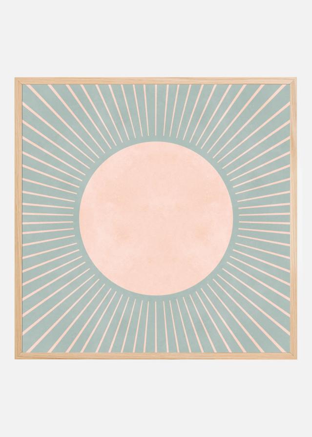 Bildverkstad Soft Beige Circle Poster