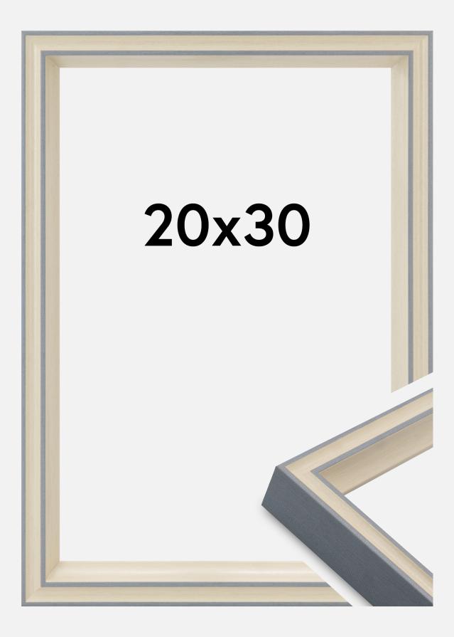 Jämtlands Ramfabrik Kader Riga Acrylglas Grijs 20x30 cm