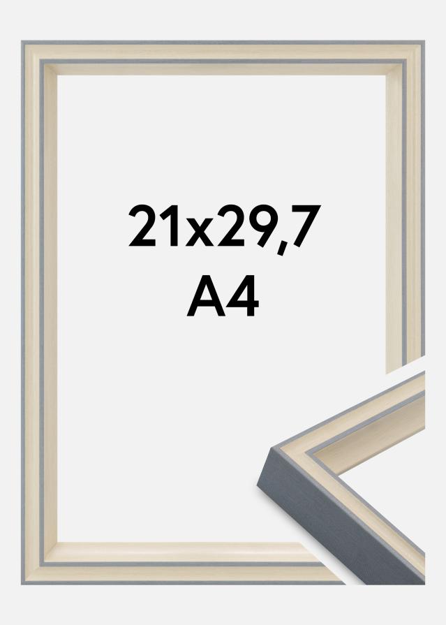 Jämtlands Ramfabrik Kader Riga Acrylglas Grijs 21x29,7 cm (A4)