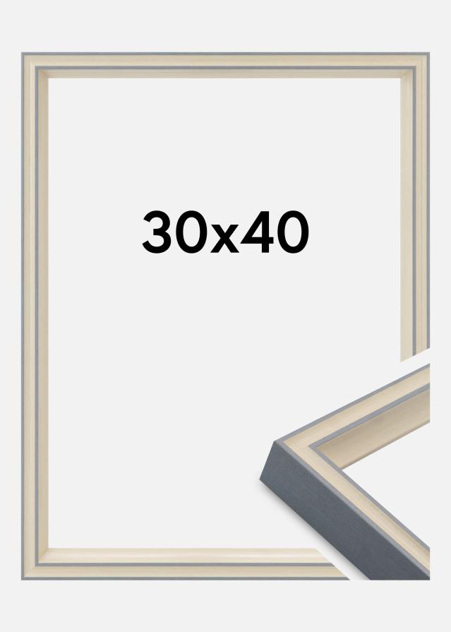 Jämtlands Ramfabrik Kader Riga Acrylglas Grijs 30x40 cm