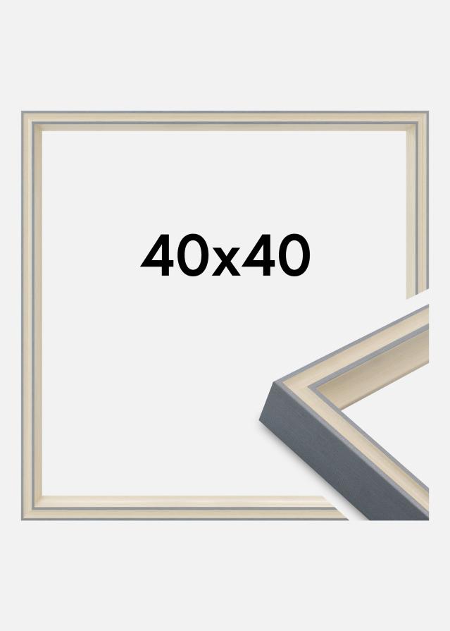 Jämtlands Ramfabrik Kader Riga Acrylglas Grijs 40x40 cm