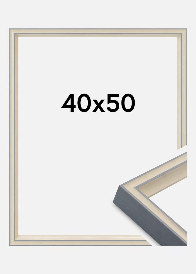 Jämtlands Ramfabrik Kader Riga Acrylglas Grijs 40x50 cm
