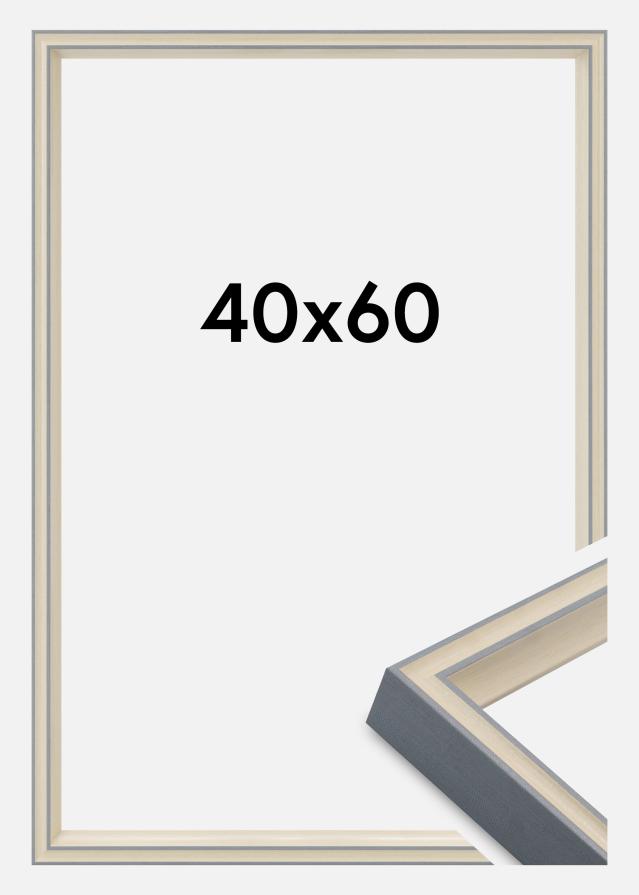 Jämtlands Ramfabrik Kader Riga Acrylglas Grijs 40x60 cm