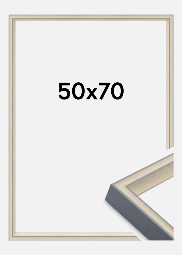 Jämtlands Ramfabrik Kader Riga Acrylglas Grijs 50x70 cm