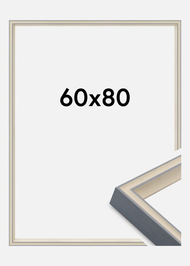 Jämtlands Ramfabrik Kader Riga Acrylglas Grijs 60x80 cm