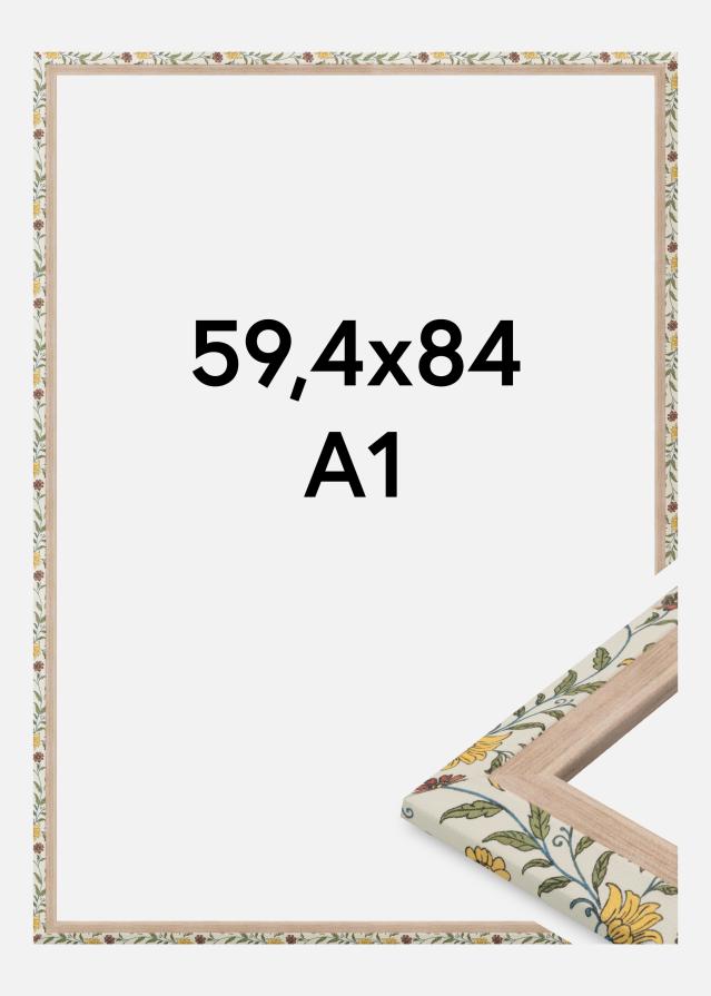 Jämtlands Ramfabrik Kader Arco Acrylglas Bloemmotief Eik 59,4x84 cm (A1)