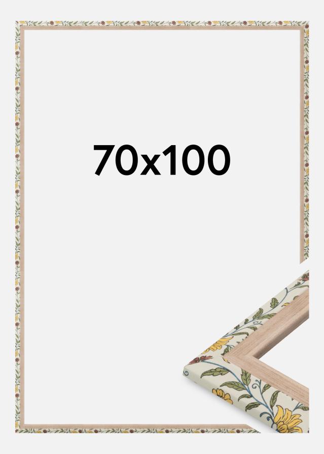 Jämtlands Ramfabrik Kader Arco Acrylglas Bloemmotief Eik 70x100 cm