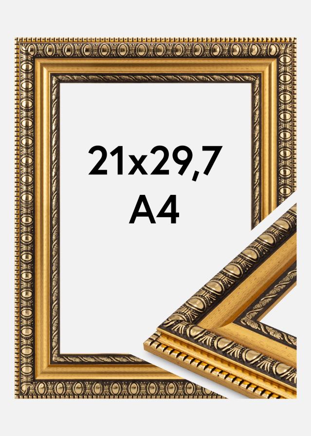 Jämtlands Ramfabrik Kader Ornato Acrylglas Goud 21x29,7 cm (A4)