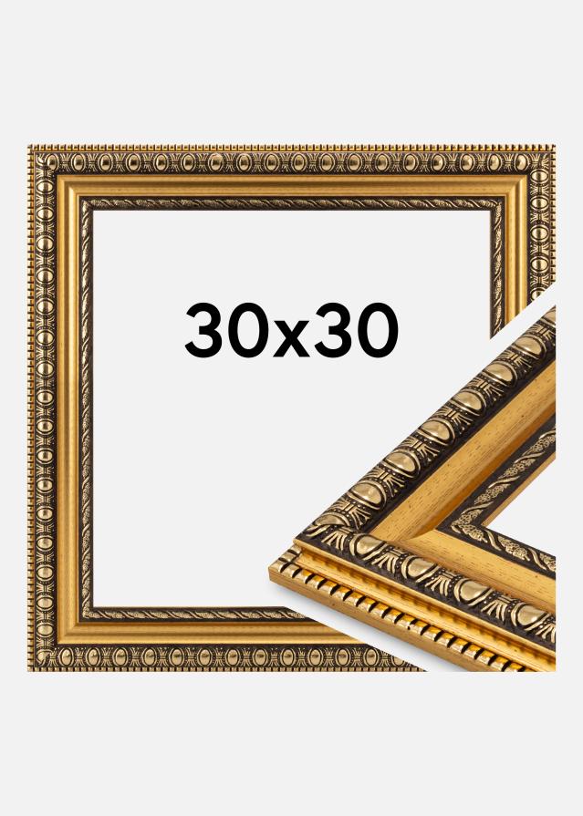 Jämtlands Ramfabrik Kader Ornato Acrylglas Goud 30x30 cm