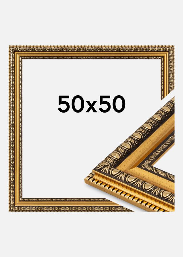 Jämtlands Ramfabrik Kader Ornato Acrylglas Goud 50x50 cm