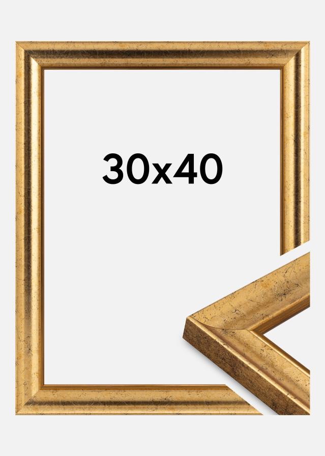 Jämtlands Ramfabrik Kader Conca Acrylglas Goud 30x40 cm