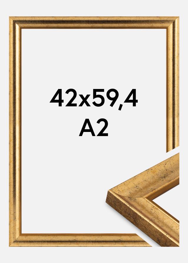 Jämtlands Ramfabrik Kader Conca Acrylglas Goud 42x59.4 cm (A2)