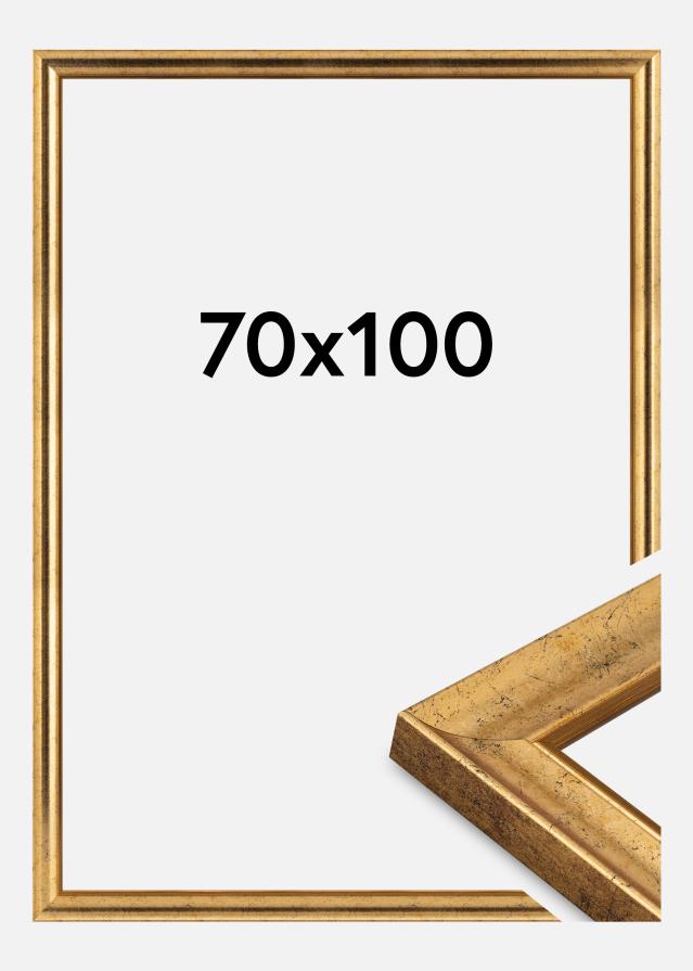 Jämtlands Ramfabrik Kader Conca Acrylglas Goud 70x100 cm