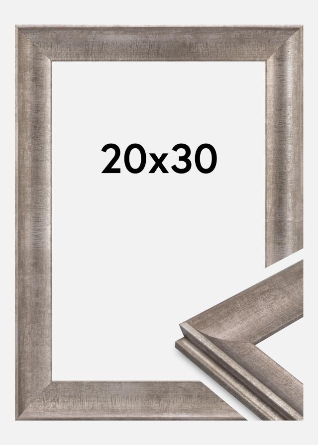 Jämtlands Ramfabrik Kader Conca Acrylglas Zilver 20x30 cm
