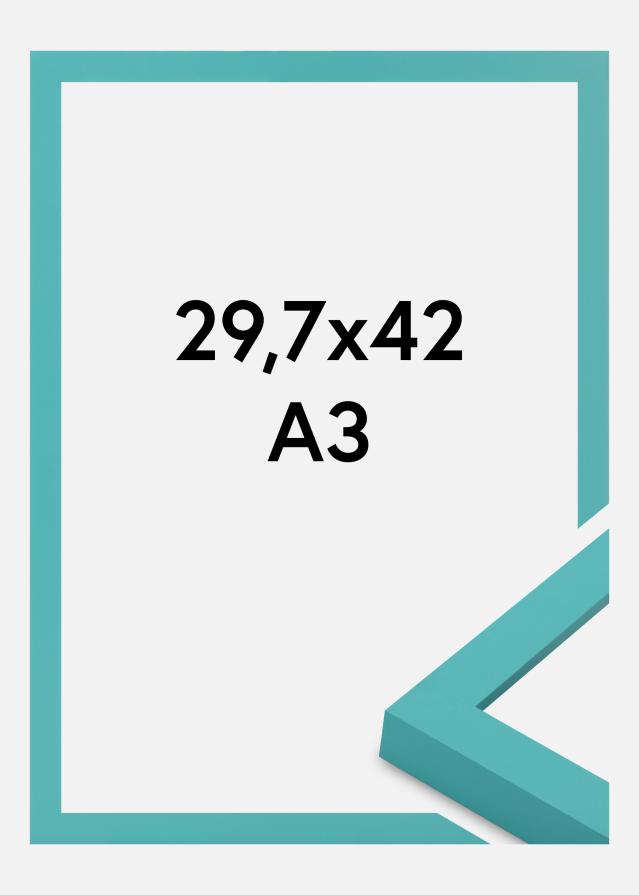 Jämtlands Ramfabrik Kader Selection Acrylglas Aqua Blue 29.7x42 cm (A3)