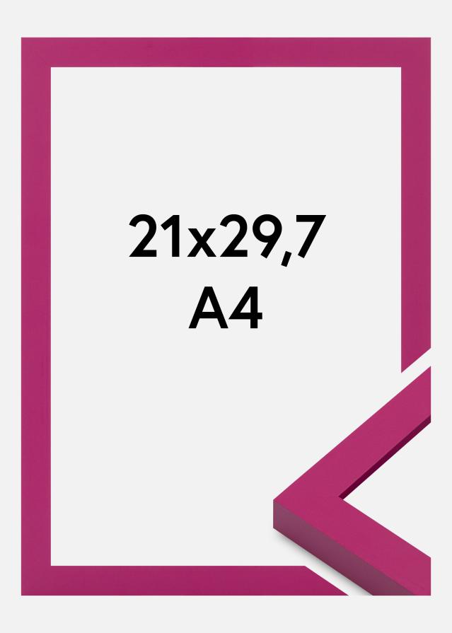 Jämtlands Ramfabrik Kader Selection Acrylglas Bubblegum Pink 21x29.7 cm (A4)