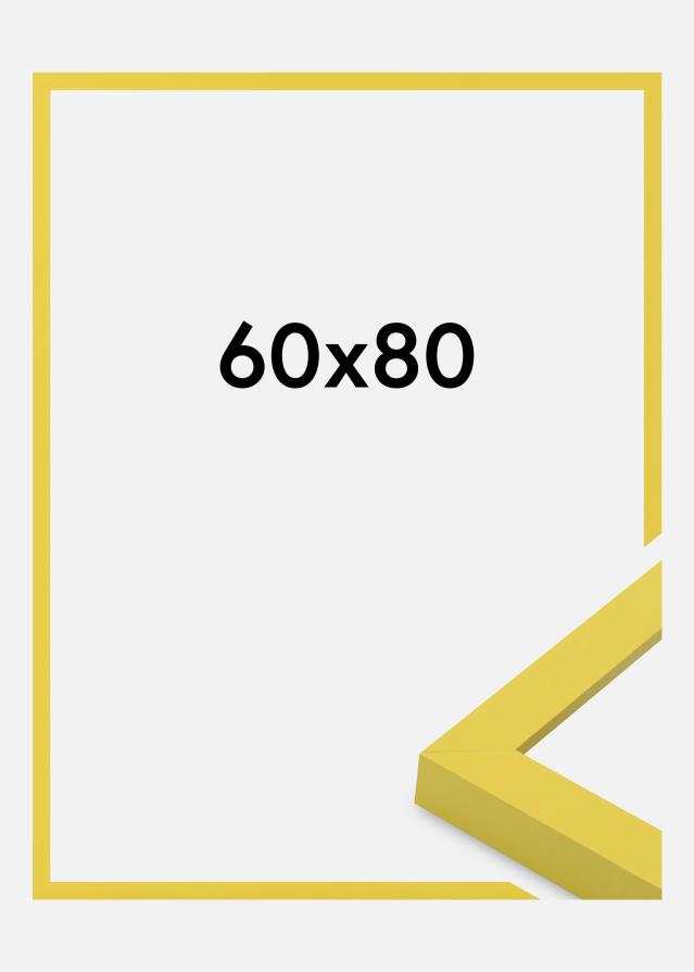 Jämtlands Ramfabrik Kader Selection Acrylglas Yellow 60x80 cm