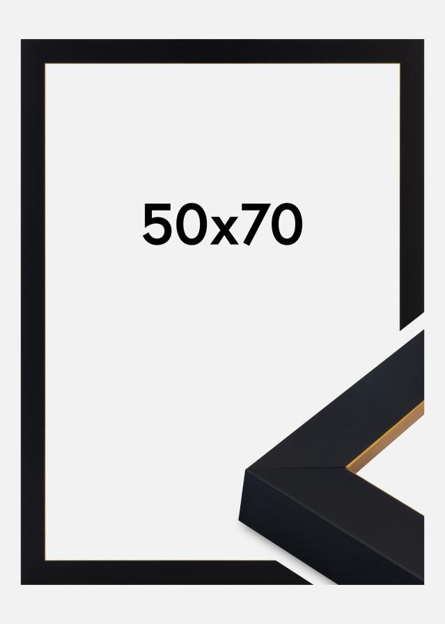Jämtlands Ramfabrik Kader Sussex Acrylglas Zwart/Goud 50x70 cm