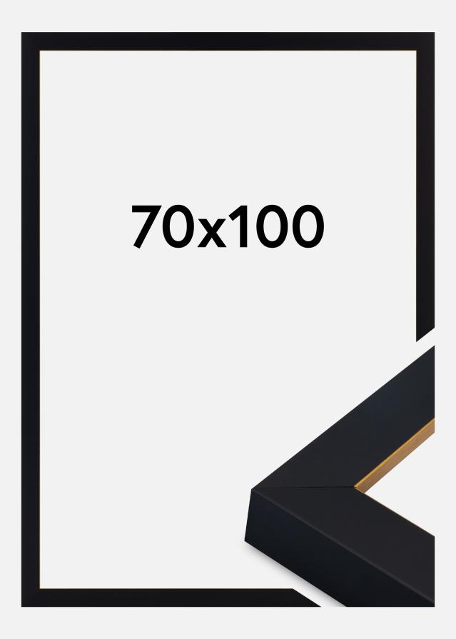 Jämtlands Ramfabrik Kader Sussex Acrylglas Zwart/Goud 70x100 cm
