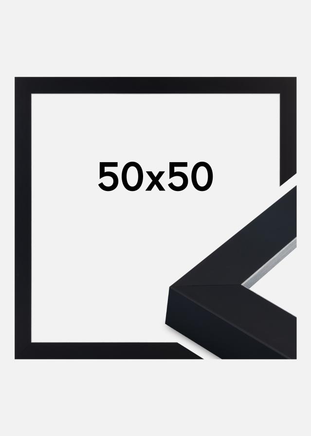 Jämtlands Ramfabrik Kader Sussex Acrylglas Zwart/Zilver 50x50 cm