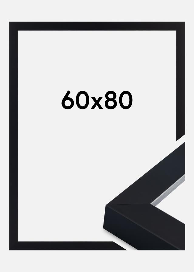 Jämtlands Ramfabrik Kader Sussex Acrylglas Zwart/Zilver 60x80 cm