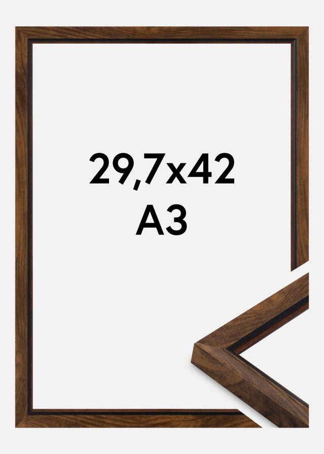 Jämtlands Ramfabrik Kader Obsidian Acrylglas Notelaar 29,7x42 cm (A3)