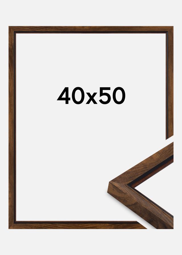 Jämtlands Ramfabrik Kader Obsidian Acrylglas Notelaar 40x50 cm