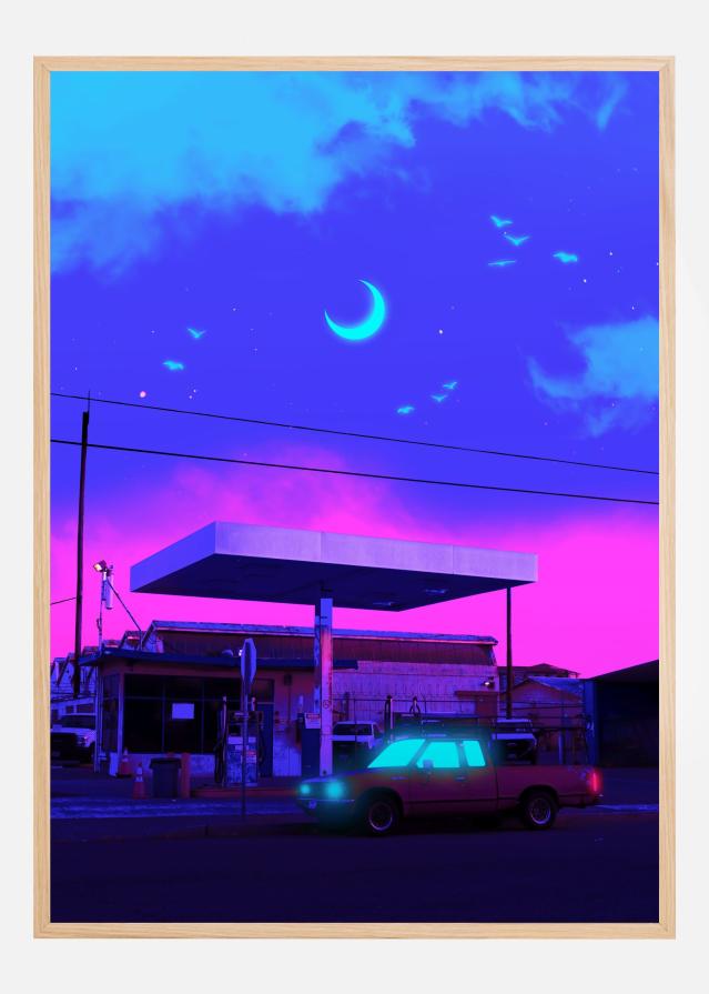 Bildverkstad Neon Night Poster