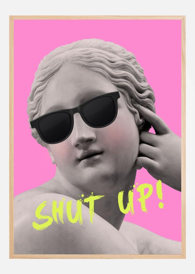 Bildverkstad Shutuppinkyellow Ratioiso Poster