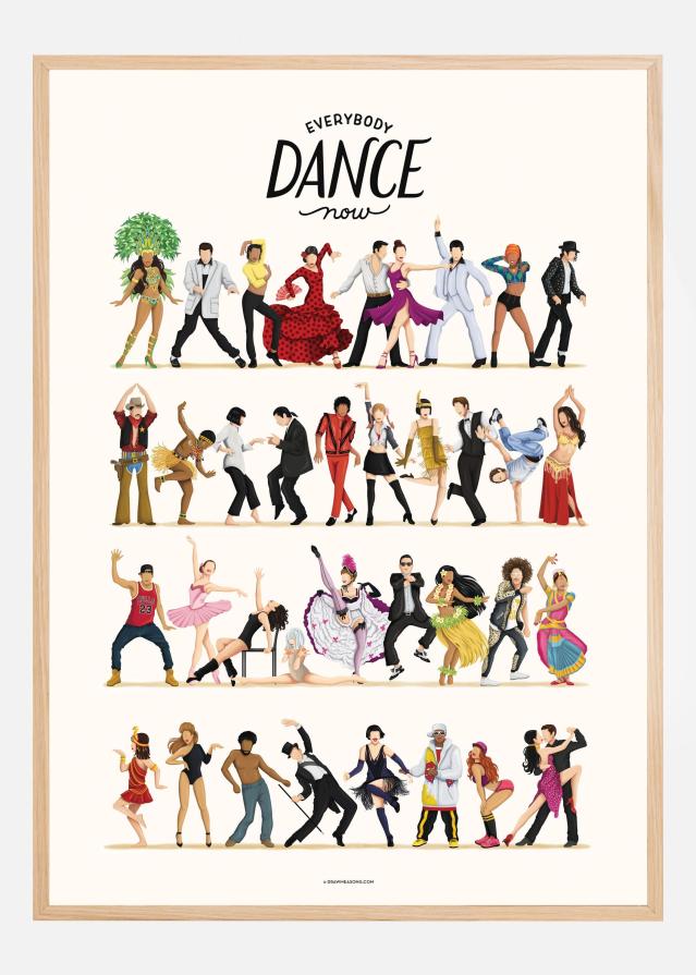 Bildverkstad Everybody Dance Now Poster