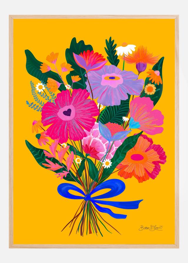 Bildverkstad Eclectic Flowers Poster