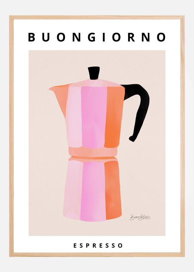 Bildverkstad Buongiorno Espresso Poster