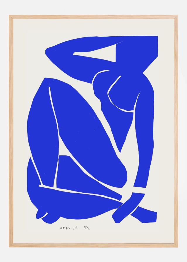 Bildverkstad Nudo Blu III 1952 - Henri Matisse Poster