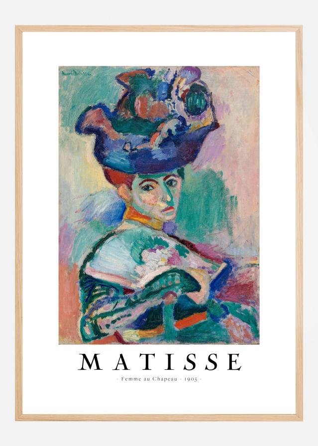 Bildverkstad Woman With Hat 1905 - Henri Matisse Poster
