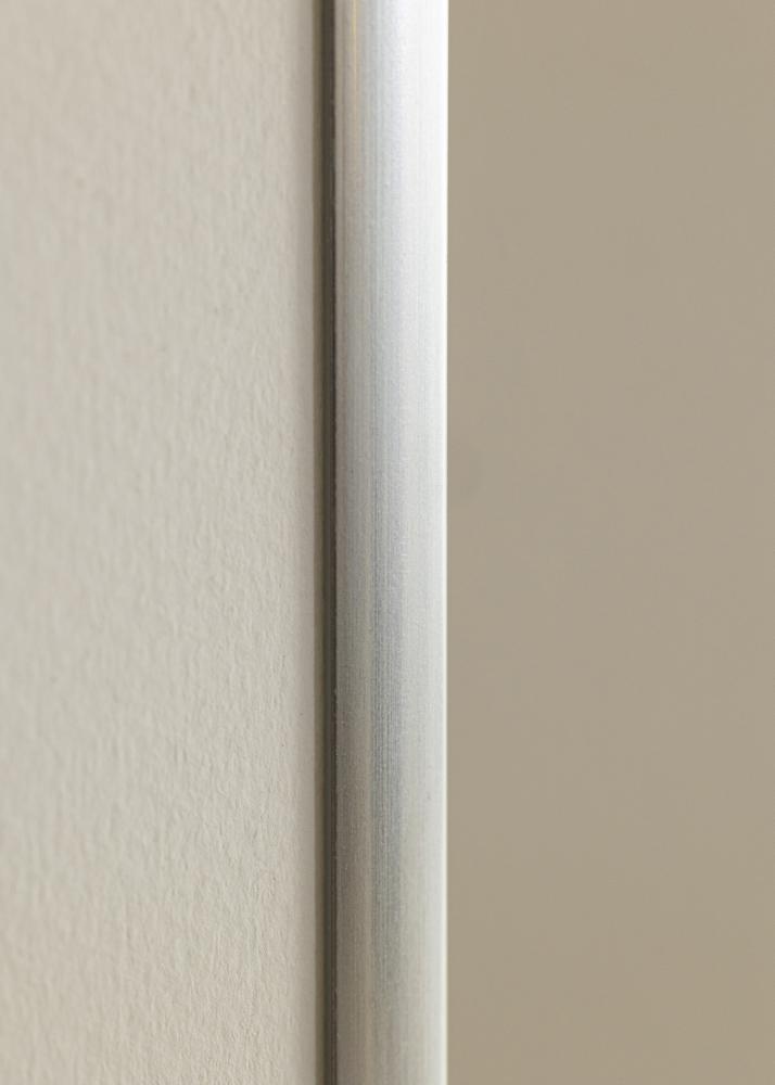 Ram med passepartou Fotokader New Lifestyle Zilver 10x18 cm - Passe-partout Wit 8x10 cm