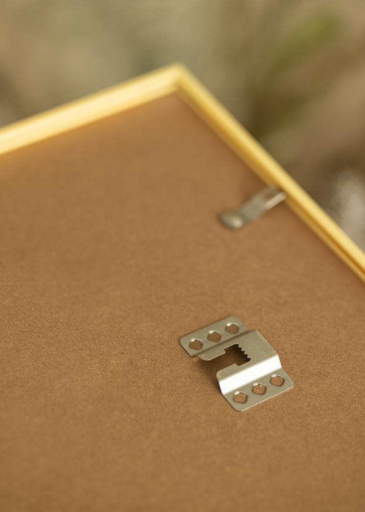 Ram med passepartou Fotokader New Lifestyle Gold 60x90 cm - Passe-partout Wit 50x75 cm