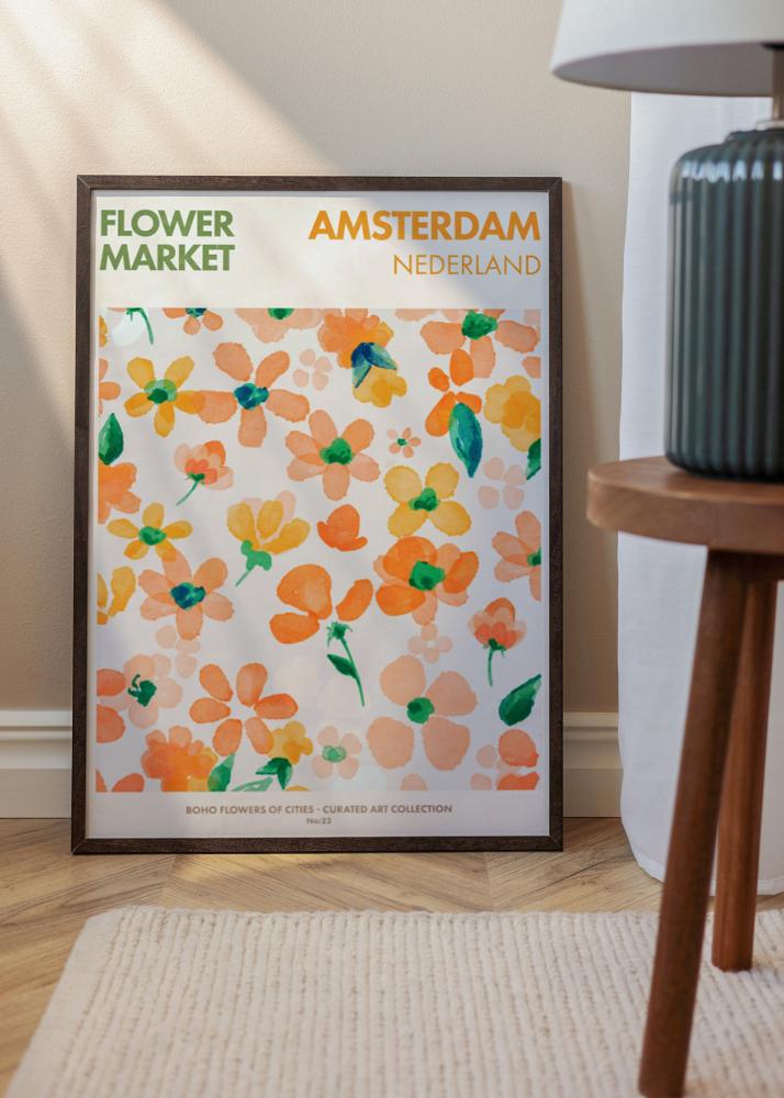 BGA Kader Trendy Acrylglas Walnoot 30x30 cm