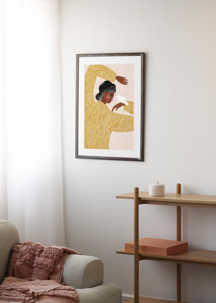 Jämtlands Ramfabrik Kader Dorset Acrylglas Donkergrijs 59,4x84,1 cm (A1)